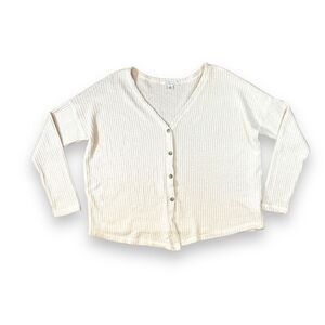 American Eagle Butter Cream Cardigan Sz S